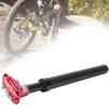 Keenso Seat Post 27.2mmx350mm, SPS-405 Aluminium Alloy Suspension Seat Post Tube for Mountain 27MM(Black & red) view 3