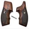 Premium Gun Grips  Rosewood Low Profile Half Wrap J-Frame Style Grips view 1