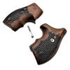 Premium Gun Grips  Rosewood Low Profile Half Wrap J-Frame Style Grips view 3