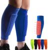 HiRui Soccer Shin Guards Shin Pads for Kids Youth Adult, Calf Compression Sleeve with Honeycomb Pads, Support for Shin Splint Baseball Boxing Kickboxing MTB, Lightweight (1PAIR) (Blue, L) view 1