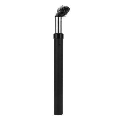 Seat Post 31.6mmx350mm, SPS-405 Aluminium Alloy Shockproof Seatpost Shock Absorption Seat Tube Cycling Equipment(Black)