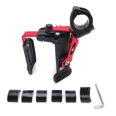 HTTMT- Universal 22mm 25mm 28mm Motorcycle Bicycle Adjustable Durable Handlebar Cup Holder Mount Easy Install On Handlebar Mirror Stock Stroller [P/N: GZSP-SP-014]