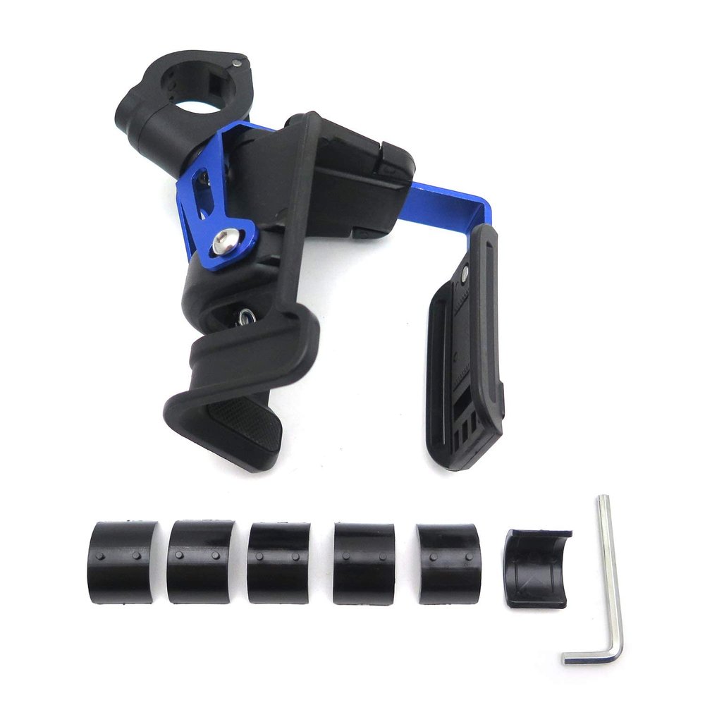 HTTMT- Universal 22mm 25mm 28mm Motorcycle Bicycle Adjustable Durable Handlebar Cup Holder Mount Easy Install On Handlebar Mirror Stock Stroller [P/N: GZSP-SP-014]