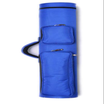 2x2 Hard Oval Pool Cue Billiard Stick Carrying Case (Several Colors Available) (Blue(New2))