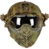 Full-Face Military PJ Airsoft Quick Helmet with Removable Full-Face Goggles for Sports Hunting Military Training CS Games view 1