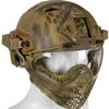 Full-Face Military PJ Airsoft Quick Helmet with Removable Full-Face Goggles for Sports Hunting Military Training CS Games view 3