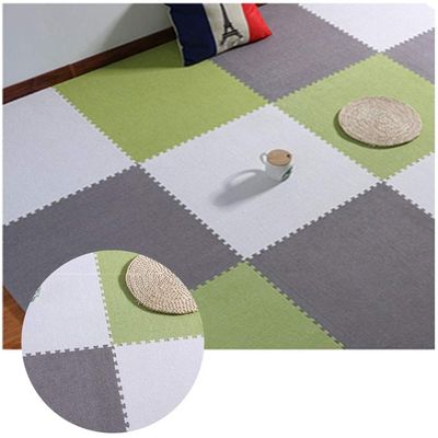 ALGFree Baby Children Foam Puzzle Exercise Mat Interlocking Floor Mats Waterproof Non-Slip Bedroom School Protective Flooring, 1cm Thick, 5 Colour (Color : C, Size : 30x30x1cm-30pcs)