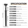Keenso Seat Post 27.2mmx350mm, SPS-405 Aluminium Alloy Suspension Seat Post Tube for Mountain 27MM(Black) view 4