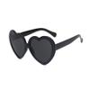 FOURCHEN Childrens Heart Shaped Sunglasses Classic Girls UV400 Retro Love Kids Glasses(Heart -Black) view 1