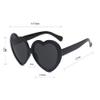 FOURCHEN Childrens Heart Shaped Sunglasses Classic Girls UV400 Retro Love Kids Glasses(Heart -Black) view 2