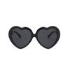 FOURCHEN Childrens Heart Shaped Sunglasses Classic Girls UV400 Retro Love Kids Glasses(Heart -Black) view 3