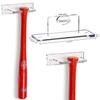 Better Display Cases Mini Baseball Bat (Medium or Large Mini Bat) Display Vertical Wall Mount (A052-A) view 3