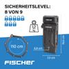 fischer 50385 Folding Lock, Black, 110 cm view 3