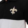 FOCO NFL New Orleans Saints Mens Polo Short Sleeve ShirtPolo Short Sleeve Shirt, Rugby Scrum, L view 2