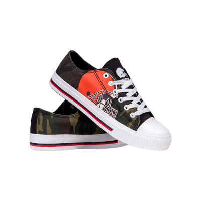 FOCO Chicago Bears NFL Womens Camo Low Top Canvas Shoes - 7