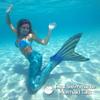 Fin Fun Mermaidens - Mermaid Tails for Swimming for Women, Teens and Adults with Monofin, Medium, Aussie Green view 2