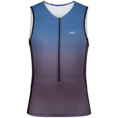 Garneau Men's Slim Fit RPM Tri Tank, Azure Wave, Small