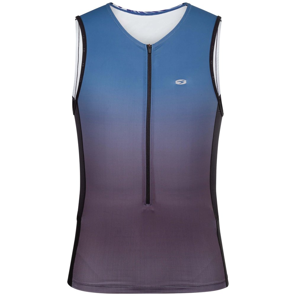 Garneau Men's Slim Fit RPM Tri Tank, Azure Wave, Small
