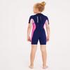 DIVE & SAIL Kids Swimwear Short Sleeve Wetsuit One Piece Full Suit Sun Protective Thermal Swimsuit Diving Swimming Suit Pink view 3