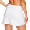 HEAD Women's Athletic Tennis Skirt with Ball Pocket - Workout Golf Exercise & Running Skort - Vigor Stark White, X-Large view 3