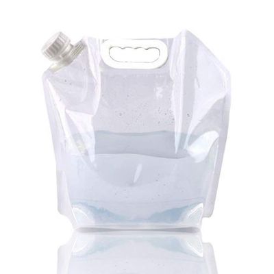SUPANT 10 litres / 2.6 Gal Collapsible Water Jug Container, Freezable, BPA Free Plastic Water Carrier Tank, Outdoor Folding Water Bag for Sport Camping Riding Mountaineer, Food Grade