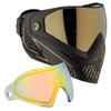 Dye i5 Paintball Goggle w/Bonus Thermal Lens (Dye i5 Paintball Goggle (Onyx/Gold 2.0 with Northern Lights Thermal Lens Combo) view 1