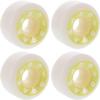 Momentum Wheels V2 Spiral White/Yellow Skateboard Wheels - 50mm 101a (Set of 4) view 1