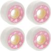 Momentum Wheels V2 Spiral White/Pink Skateboard Wheels - 52mm 101a (Set of 4) view 1