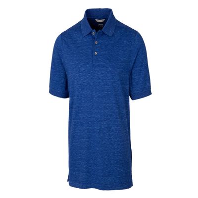 Cutter & Buck Men's Advantage Polo Space Dye, Dark Tour Blue, S