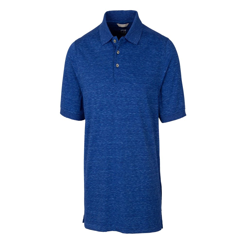 Cutter & Buck Men's Advantage Polo Space Dye, Dark Tour Blue, S