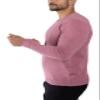 X RAY Mens Crew Neck Sweater Slim Fit Midweight Pullover Sweater for Men for Casual Dressy Wear (Big & Tall Available), Heather Raspberry, XX-Large view 4