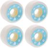 Momentum Wheels V2 Spiral White/Blue Skateboard Wheels - 54mm 101a (Set of 4) view 1
