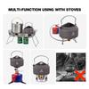 REDCAMP 0.9L Small Outdoor Camping Kettle, Aluminum Water Pot with Carrying Bag, Compact Lightweight Tea Kettle view 4