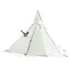 WINTENT 4 Season Teepee Tent with Stove Jack for Camping Hiking, Height 7.8FT/240CM (White, with Half Mesh Tent) view 1