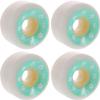 Momentum Wheels V2 Spiral White/Green Skateboard Wheels - 56mm 101a (Set of 4) view 1