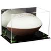 Football Display Case, Durable Clear Display Case with Mirror & Black Base, Case for Full Size Footballs, Sports Memorabilia, Collectibles, Keepsakes, (A004-GRR) view 1