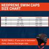 Zone3 Neoprene Swim Cap (Black/Reflective Silver, X-Small) view 4