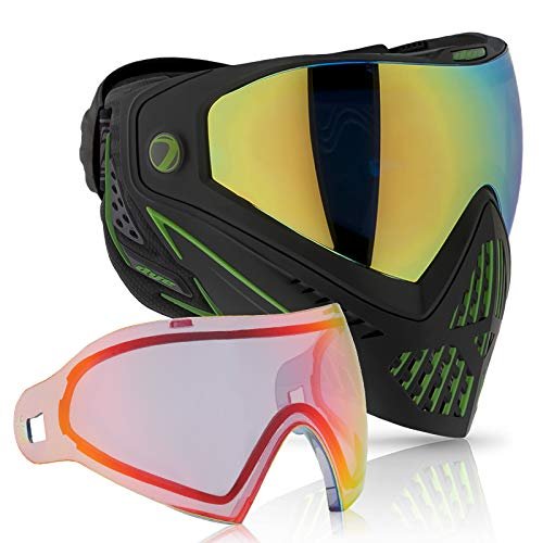 Dye i5 Paintball Goggle (Emerald 2.0 with Bronze Fire Thermal Lens Combo)