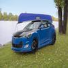 WOOWAVE Canoe Carrier Deluxe Carrier Kit Universal Soft Standard Foam Block for Roof Racks Car-Top Replacement with Tie-Downs, 6 inches view 2