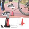 Keenso Portable Foot Pump Foot Pump Mini Portable High Pressure Floor Inflator Tire Air Pump(Red) view 3