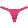 JAXFSTK Men's Smooth Bikini Thong Underwear Low Rise Bulge Pouch T-back Sexy Tangas Panties Pink XL view 1