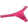 JAXFSTK Men's Smooth Bikini Thong Underwear Low Rise Bulge Pouch T-back Sexy Tangas Panties Pink XL view 2