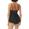 COCO REEF Women's Standard ICON Twist Bikini TOP, Castaway Black 006, 32/34 D view 2