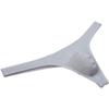 JAXFSTK Men's Smooth Bikini Thong Underwear Low Rise Bulge Pouch T-back Sexy Tangas Panties White Medium view 2