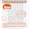 Perfect Strike Softball Scorebook with Rules and Scoring Instructions. Heavy Duty. Youth or Adult Softball. TS-14:7. (5 Book Value Pack) view 4