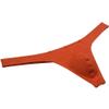 JAXFSTK Men's Smooth Bikini Thong Underwear Low Rise Bulge Pouch T-back Sexy Tangas Panties Orange Large view 2