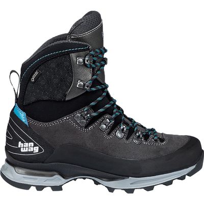 Hanwag Alverstone II GTX Mountaineering Boot - Women's, Asphalt/Ocean, 10, H20090164490-10