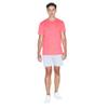American Apparel Unisex 50/50 Crewneck Short Sleeve T-Shirt, 2-Pack Neon Heather Pink view 4