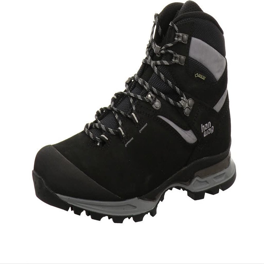 Hanwag Men's Tatra Light GTX Backpacking Boots - Black/Asphalt 10.5