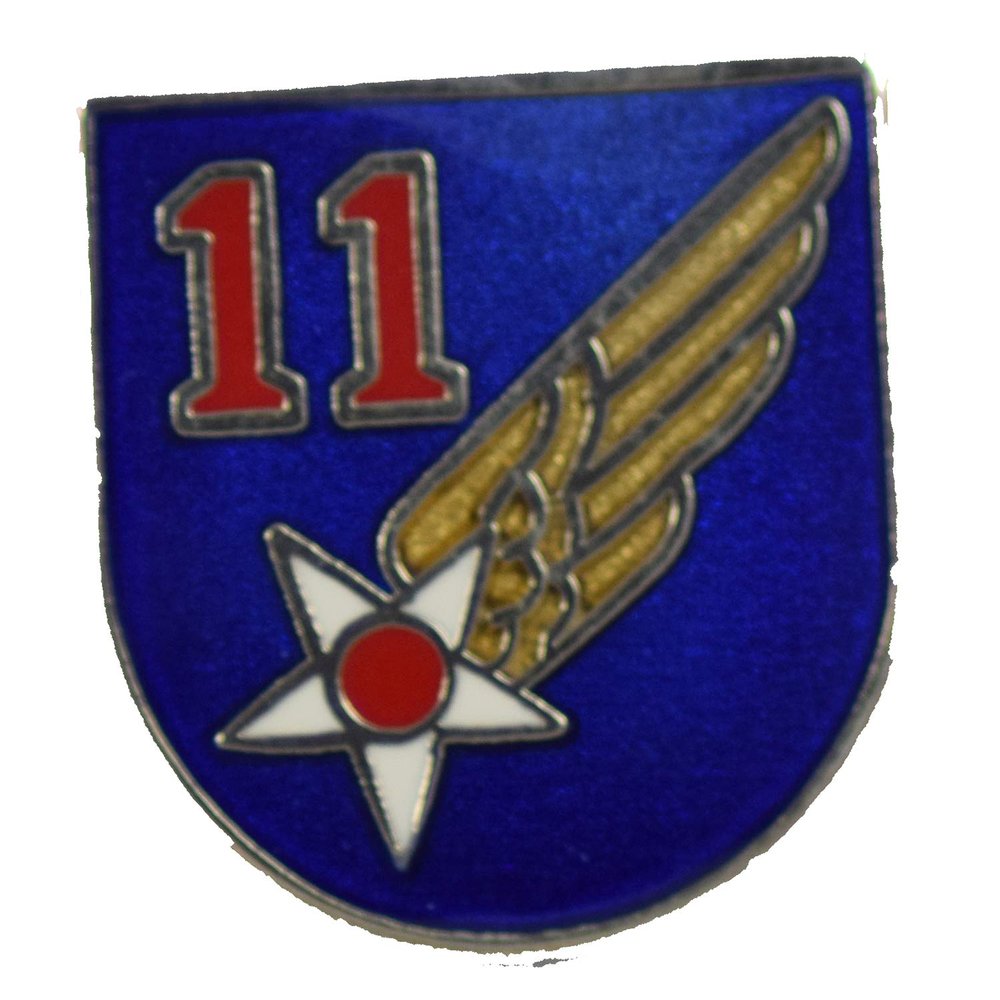 11TH AIR FORCE PIN OR HAT PIN - Size 3/4" - VETERAN OWNED BUSINESS